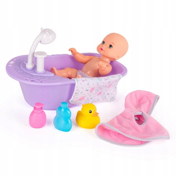 Laletta Bobas mit Wanne und Badezubehör – Lernspiel 3+