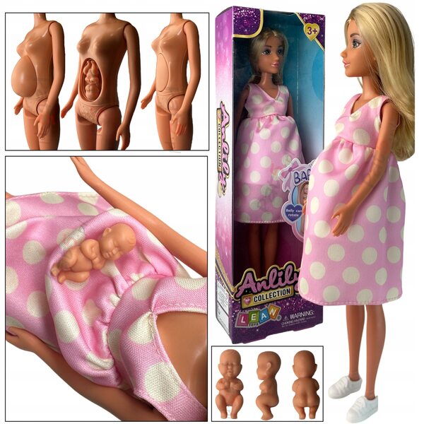 Anlily-Puppe mit Schwangerschaftsbauch – eine Lernpuppe für Kinder ab 3 Jahren