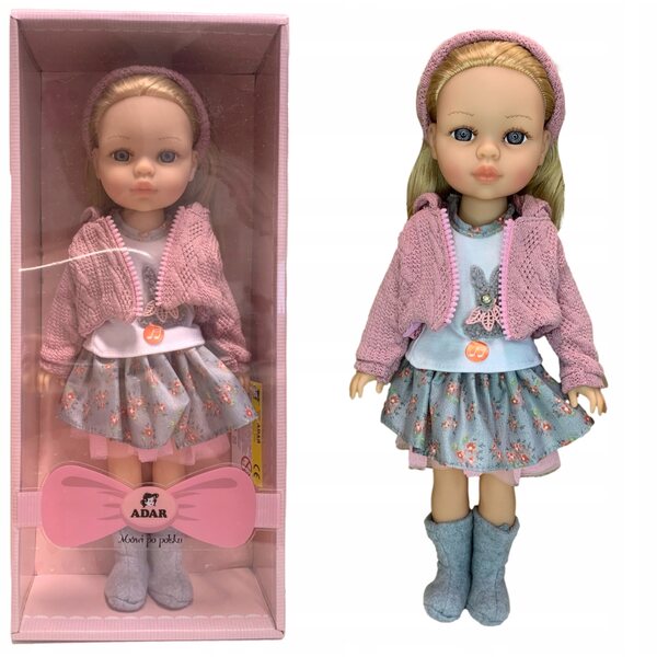 Adar-Puppe 38 cm mit Sound und Kleidung – eine realistische und farbenfrohe Puppe für Kinder
