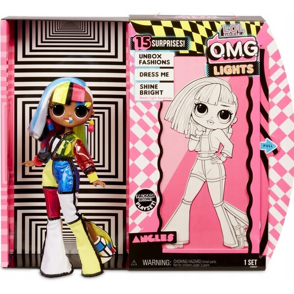 LOL Sorpresa O.M.G. Bambola Fashion Angles con 15 sorprese e luci LED