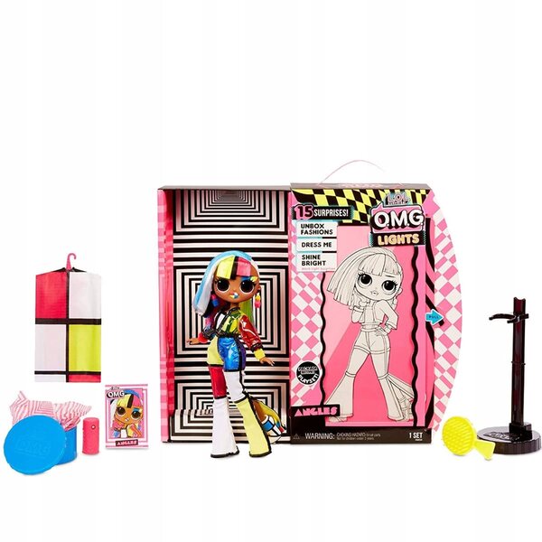 LOL Sorpresa O.M.G. Bambola Fashion Angles con 15 sorprese e luci LED