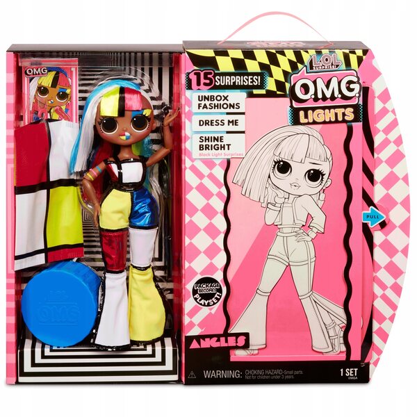 LOL Sorpresa O.M.G. Bambola Fashion Angles con 15 sorprese e luci LED