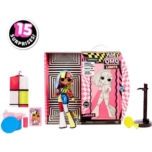 LOL Sorpresa O.M.G. Bambola Fashion Angles con 15 sorprese e luci LED