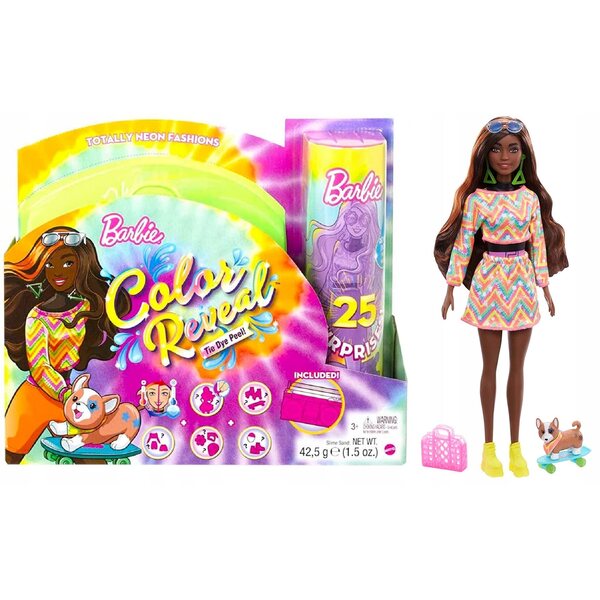 Barbie Color Reveal Totally Neon D27 mit Überraschungen und Farbwechsel