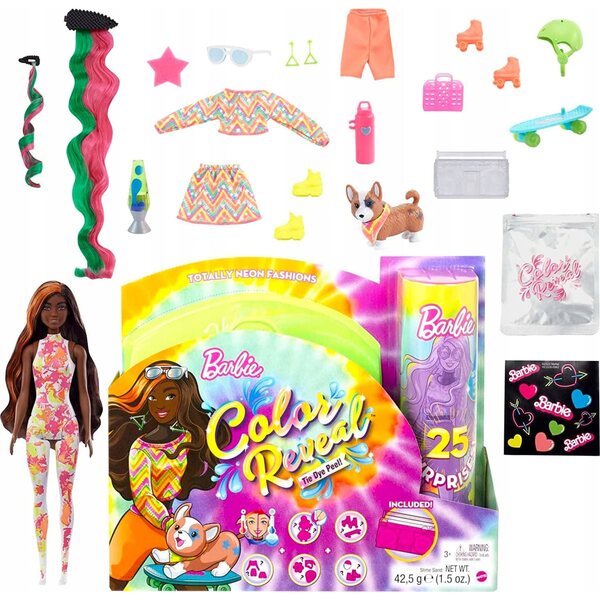 Barbie Color Reveal Totally Neon D27 mit Überraschungen und Farbwechsel
