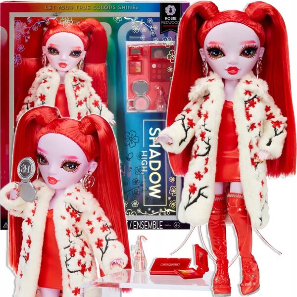 Modna lutka Rainbow High Rosie Redwood s crvenom kosom i modnim dodacima 28 cm