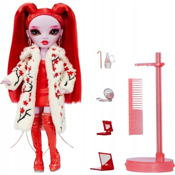 Rainbow High Rosie Redwood bambola fashion con capelli rossi e accessori fashion 28 cm