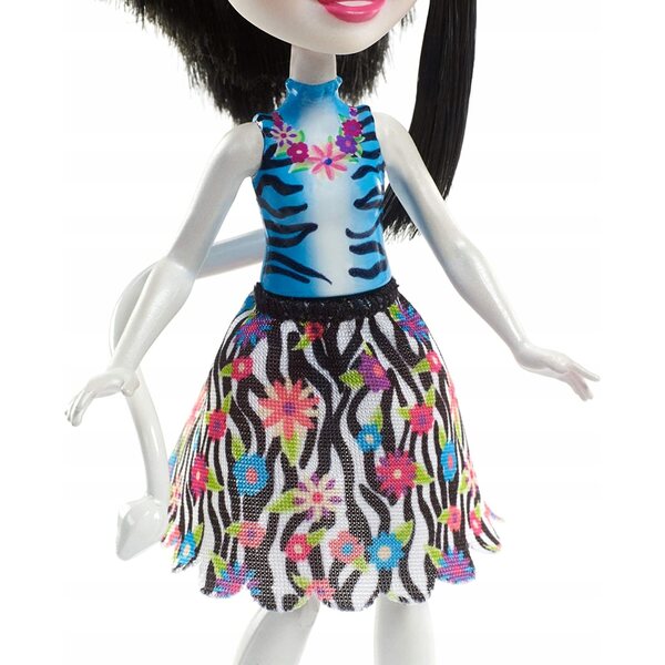 Enchantimals Zebrahufe mit großem Tier – Mattel Puppe 15 cm