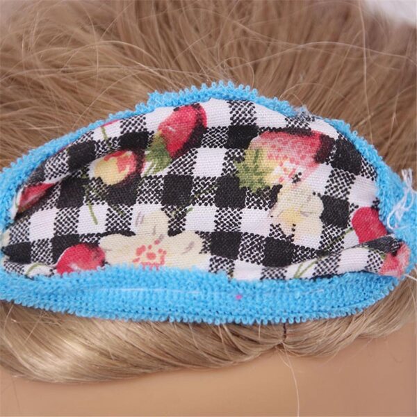 Set 3 Pezzi Vestiti Blu per Bambole 18 Pollici - Vestaglia, Maschera, Scarpe