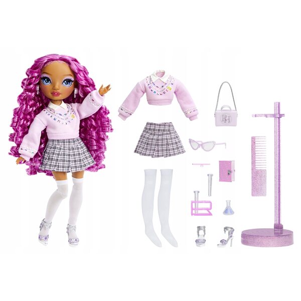 Rainbow High New Friends Lilac Lane Purple - Bambola Moda Corpo Fashion