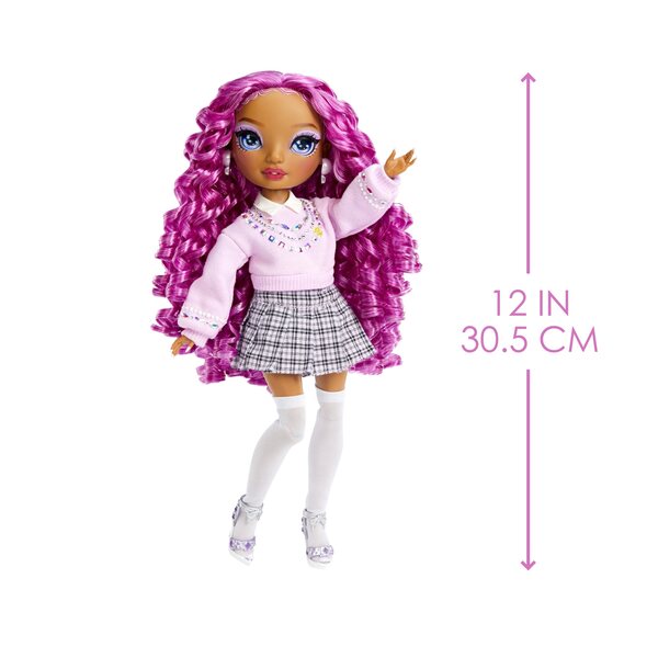 Rainbow High New Friends Lilac Lane Purple - Bambola Moda Corpo Fashion