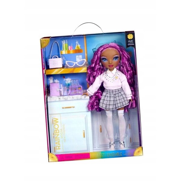 Rainbow High New Friends Lilac Lane Purple - Bambola Moda Corpo Fashion