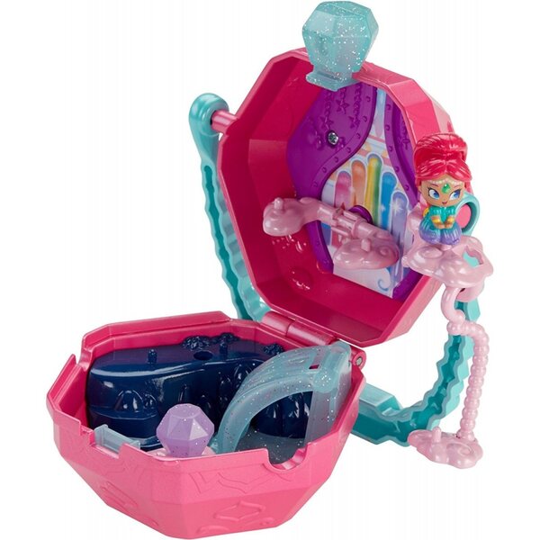 Interaktives Shimmer and Shine-Etui mit Figur und Schmuck für Kinder ab 3 Jahren