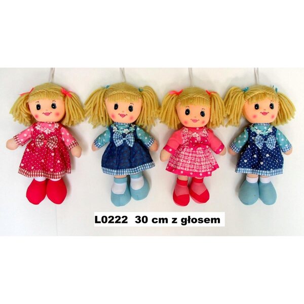 Bambola di peluche 30 cm La bambola Ola canta e parla polacco - Sun-Day