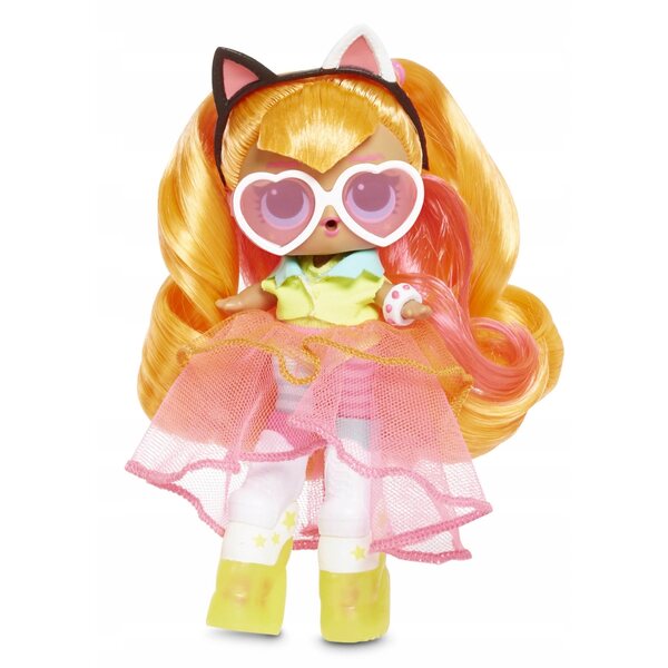 LOL bambola Lils NEON con capelli veri, accessori e scarpe alte fashion