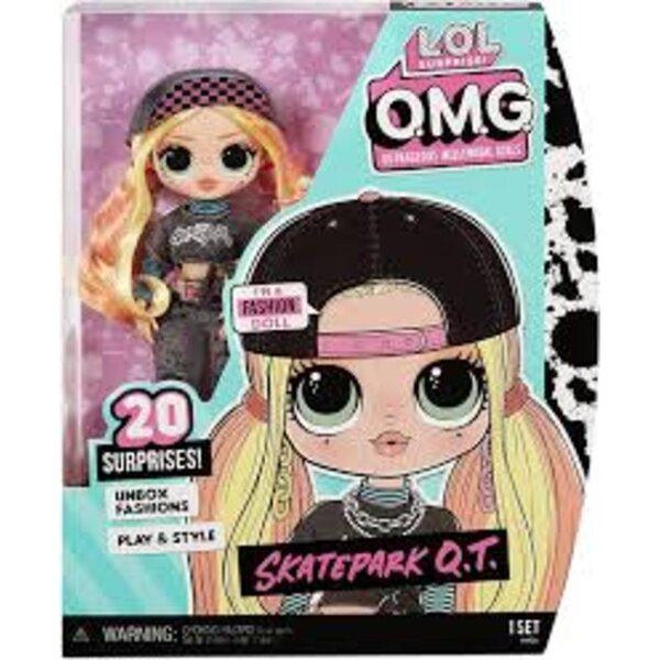 LOL Surprise OMG Big Sister Skatepark QT con 20 sorprese e abbigliamento alla moda