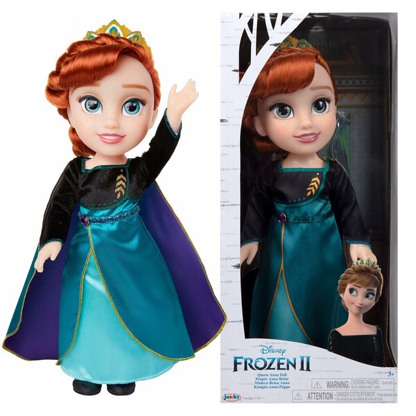 Bambola Disney Principessa Anna da Frozen 35 cm con Capelli da Pettinare