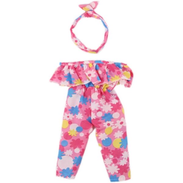 18-Zoll-Puppenkleidung für amerikanische Puppen – 2-teiliges Freizeitset und Stirnband