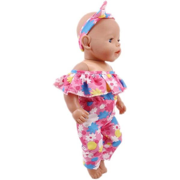 18-Zoll-Puppenkleidung für amerikanische Puppen – 2-teiliges Freizeitset und Stirnband