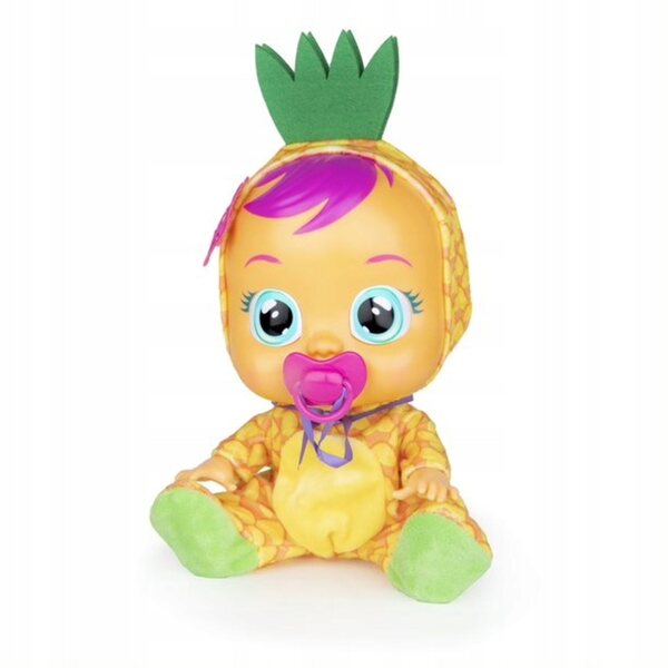 Cry Babies Tutti Frutti Pia – Ananaspuppe 25 cm mit Geräuschen und Duft