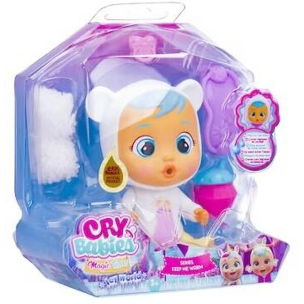 Cry Babies Magic Tears Krystal – Sammelpuppe 13 cm Keep Me Warm