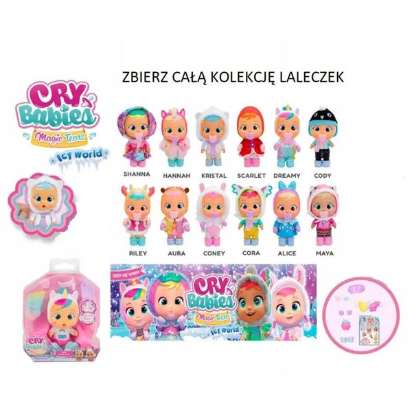Cry Babies Magic Tears Krystal – Sammelpuppe 13 cm Keep Me Warm