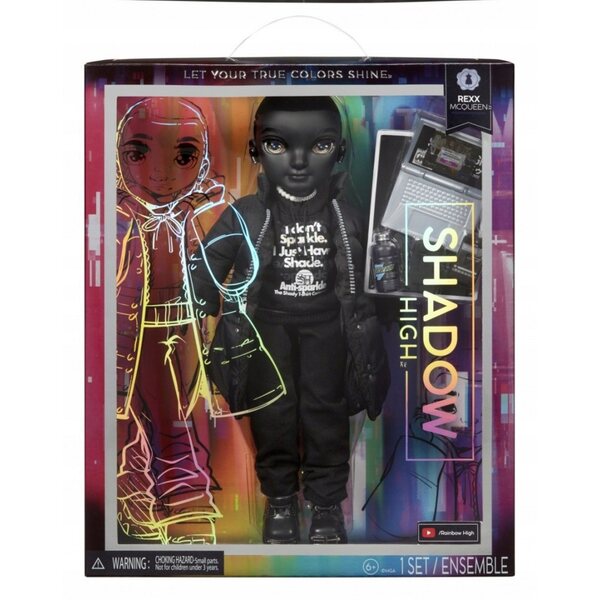 Shadow High Rexx McQueen, bambola moda ispirata a scuola di moda fashion doll