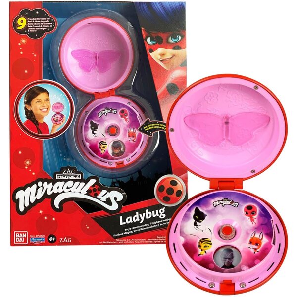 Bandai Miraculous Yo-Yo Communicator con luci e suoni in tedesco per bambini 4+