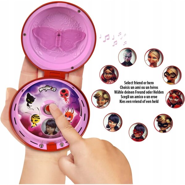 Bandai Miraculous Yo-Yo Communicator con luci e suoni in tedesco per bambini 4+