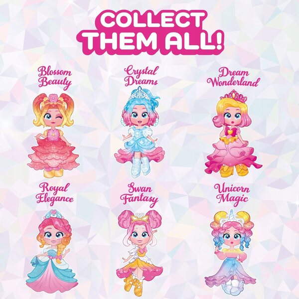 Kookyloos Princess Crystal Dreams - Bambola da Collezione con Animale Domestico
