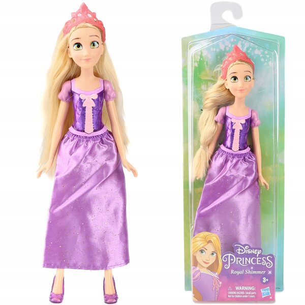 Lalke Roszpunka Disney Hasbro 30 cm mit Zubehör und Möbelelementen