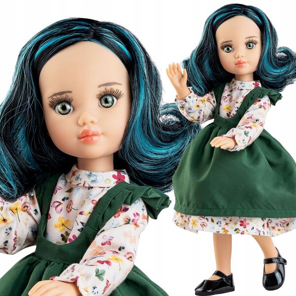 Bambola Spagnola Paola Reina Kiara 32 cm con Articolazioni Mobili e Vestito Curato