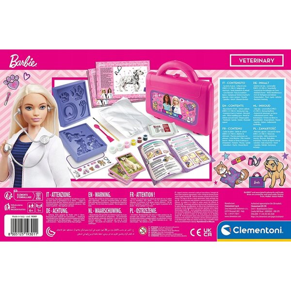 Barbie Veterinaria Clementoni 19301 – Kreativset für Kinder ab 6 Jahren