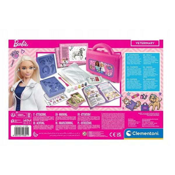 Barbie Veterinaria Clementoni 19301 – Kreativset für Kinder ab 6 Jahren