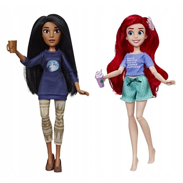 Lalka Disney Księżniczki Hasbro ARIEL I POCAHONTAS 25 cm
