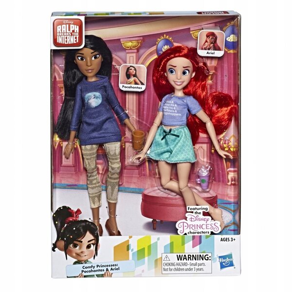 Lalka Disney Księżniczki Hasbro ARIEL I POCAHONTAS 25 cm