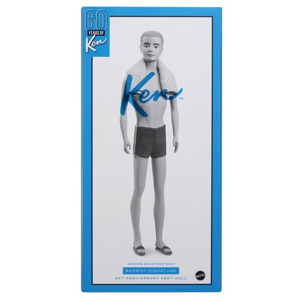Ken Barbie 60 Jahre alte Sammlerpuppe in limitierter Auflage mit Zertifikat