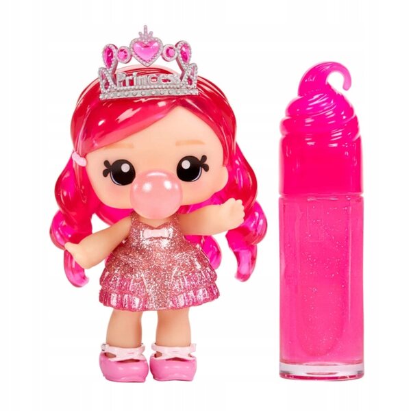 Yummiland Bianca Bubblegum - Bambola con Balsamo Labbra al Gusto Gomma da Masticare