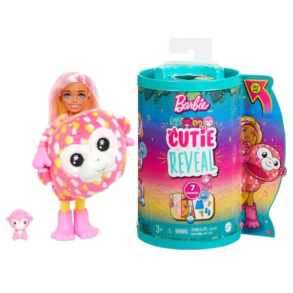 Barbie Cutie enthüllt den Chelsea-Dschungel mit 7 Überraschungen und einem Minitier