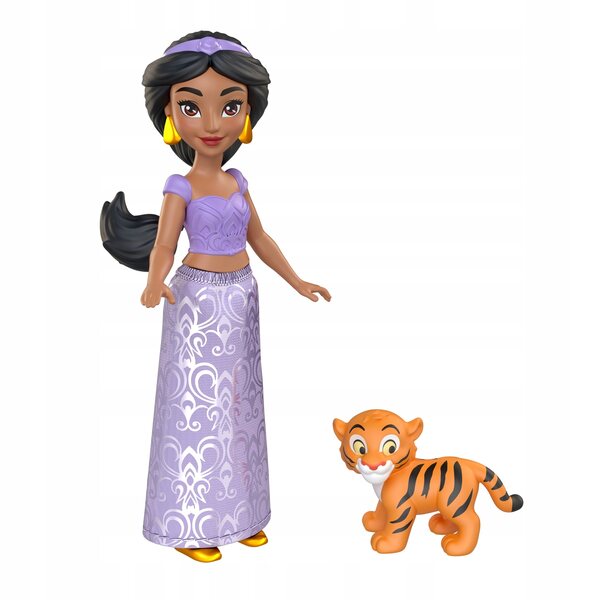Disney Princess Jasmine-Set mit Puppe, Tiger Rajah und eleganten Accessoires
