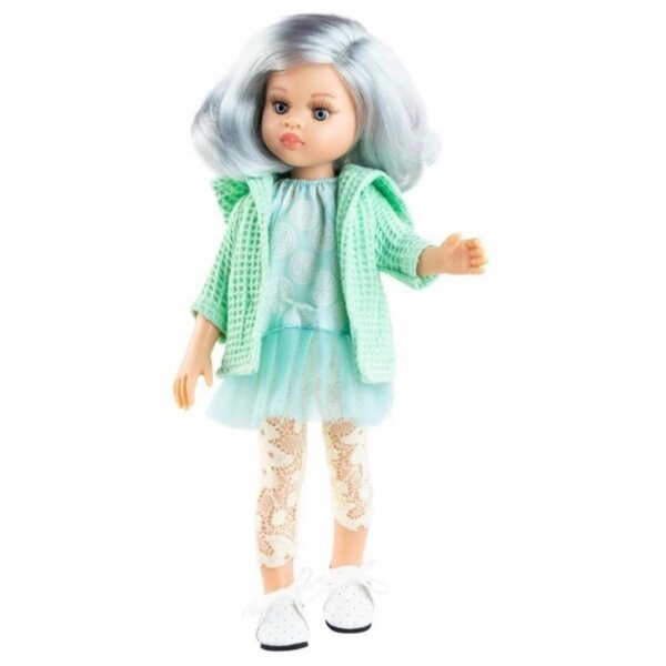 Bambola Paola Reina Kira 32 cm in vinile profumato al caramello, made in Spagna