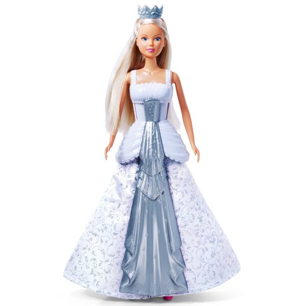 Magica bambola Steffi Love Simba 2in1 con vestito da sposa girevole per bambini 3+