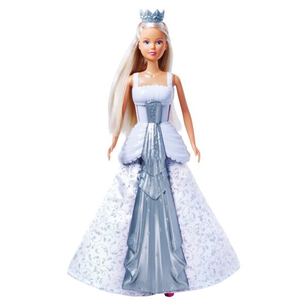 Magica bambola Steffi Love Simba 2in1 con vestito da sposa girevole per bambini 3+