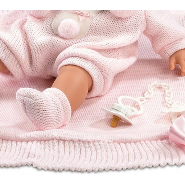 Joelle weinende Puppe 38 cm mit Sauger und Bezug, Llorens Spielzeug