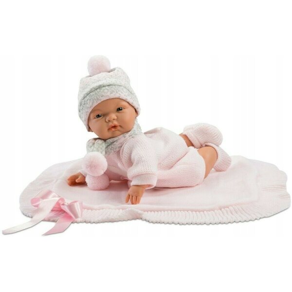 Joelle weinende Puppe 38 cm mit Sauger und Bezug, Llorens Spielzeug