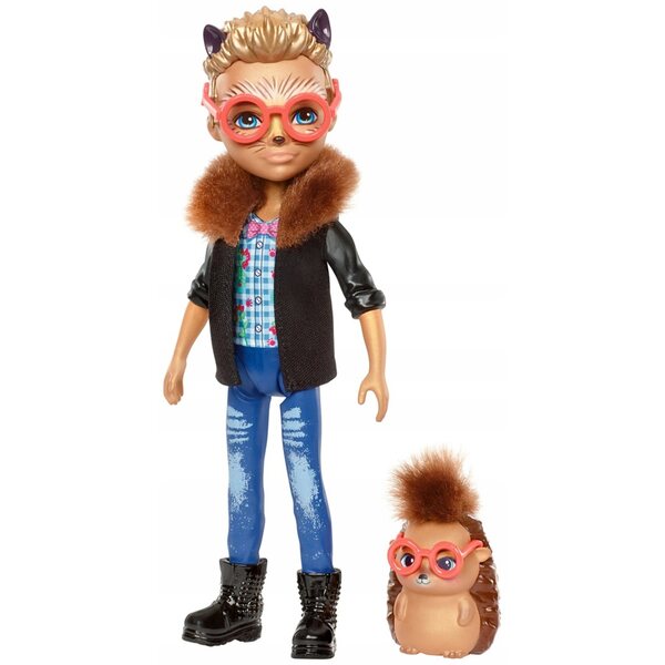Enchantimals Hixby Igelpuppe mit der Figur eines Igels, ein Spielzeug für Kinder ab 4 Jahren