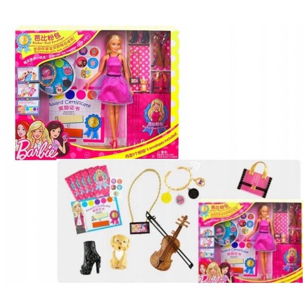 Barbie mit beweglichen Armen und Jeansrock – klassische Puppe für Kinder ab 3 Jahren