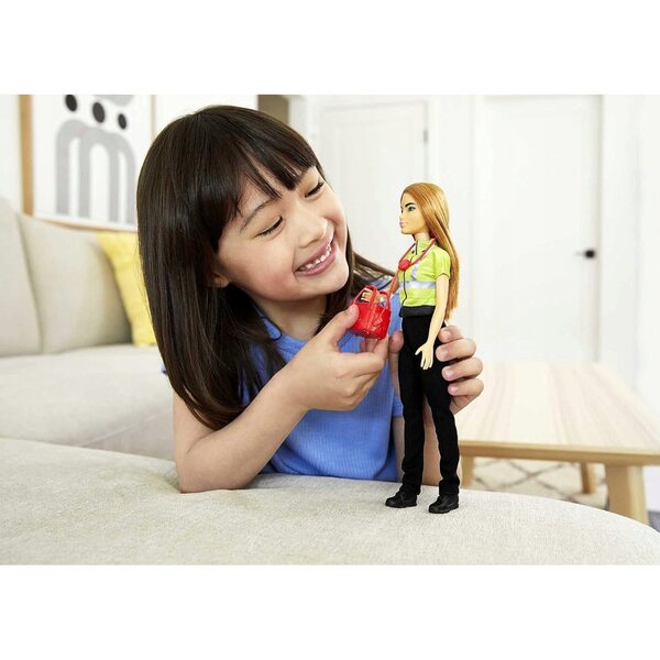Barbie Sanitäter 30 cm mit pädagogischem Mattel-Puppenzubehör