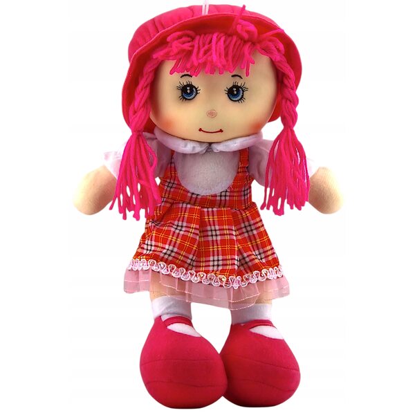 Bambola di stoffa parlante e cantane 35 cm certificata CE per bambini 3+