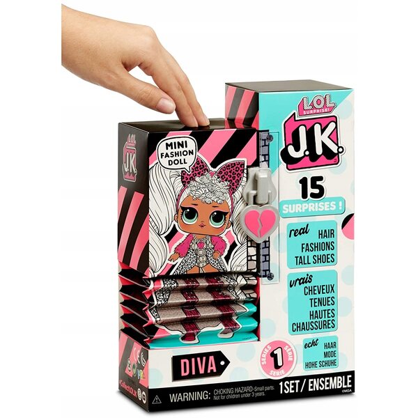 L.O.L. Verrassing! JK Lady Diva - Modepop met 15 verrassingen en hoge schoenen